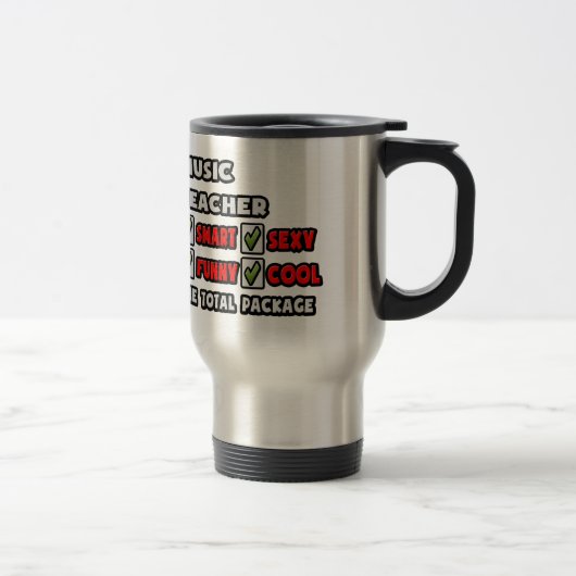 Mug De Voyage Professeur de musique ... Le package total (Droit)
