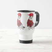 Mug De Voyage Professeur/de nouveau à l'école (Devant droit)