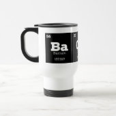 Mug De Voyage Professeur de sciences Chimie Éléments chimiques B (Gauche)