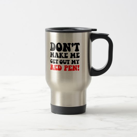 Mug De Voyage Professeur drôle (Droit)
