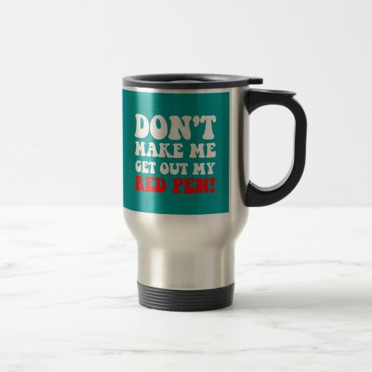 Mug De Voyage Professeur drôle (Droit)