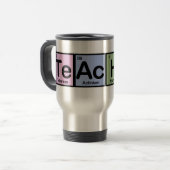 Mug De Voyage Professeur fait d'éléments (Devant gauche)
