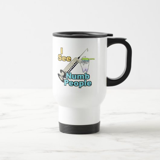 Mug De Voyage Professionnel dentaire drôle (Droite)