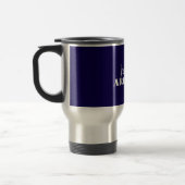 Mug De Voyage Professionnel élégant moderne minimaliste bleu fon (Gauche)
