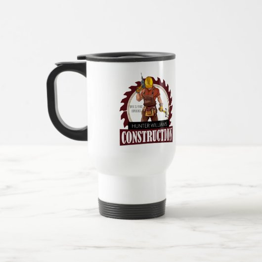 Mug De Voyage Professionnel Russe Constructeur Moderne (Gauche)