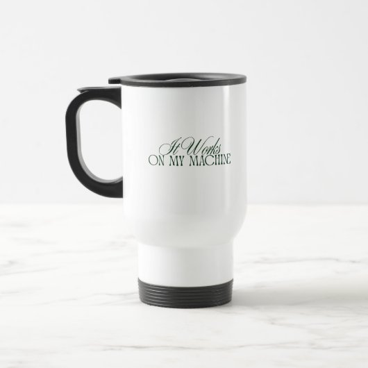 Mug De Voyage Programmeur drôle — Cadeau (Gauche)