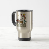 Mug De Voyage Promenades de chiens (Devant gauche)