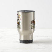 Mug De Voyage Promenades de chiens (Centre)