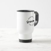 Mug De Voyage Promu À Grand-Mère Est. 2026 I (Devant droit)