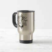Mug De Voyage Propriétaire sans scrupules drôle (Devant gauche)