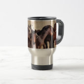 Mug De Voyage Protéger nos chevaux sauvages (Devant droit)
