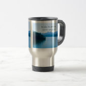 Mug De Voyage Ps 107:29 Il calme la tempête (Devant droit)