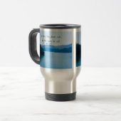 Mug De Voyage Ps 107:29 Il calme la tempête (Devant gauche)