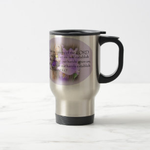 Mug De Voyage Psaume 90:17 KJV verset de la Bible