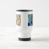 Mug De Voyage Psychédélique des années 60 rétro à la plage Vêtem (Centre)