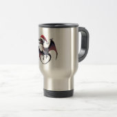 Mug De Voyage Pterodactyle de Noël (Devant droit)