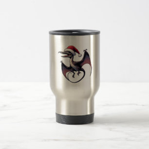 Mug De Voyage Pterodactyle de Noël
