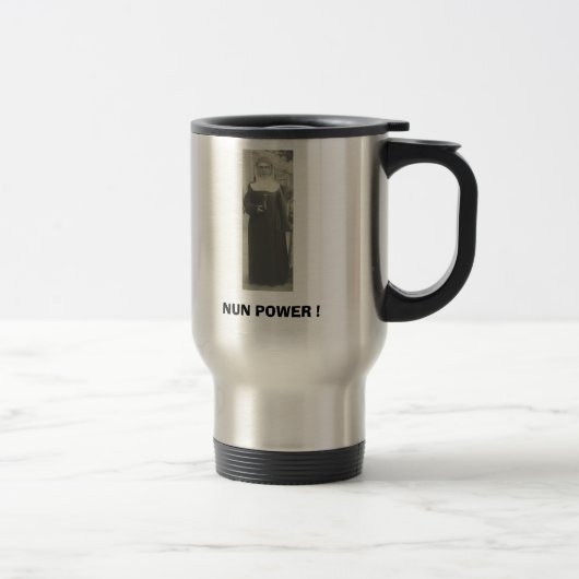 MUG DE VOYAGE PUISSANCE DE NONNE ! (Droit)