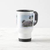 Mug De Voyage Pumi Peinture - Cute Original Chien Art (Devant droit)