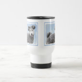 Mug De Voyage Pumi Peinture - Cute Original Chien Art (Centre)