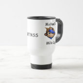 Mug De Voyage Punk singe (Devant droit)