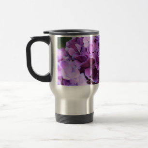 Mug De Voyage Purple Hydrangea Voyage/Mug Commutateur