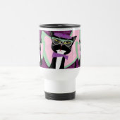 Mug De Voyage Purrsville Daddy-O Beatnik Kitty (Centre)