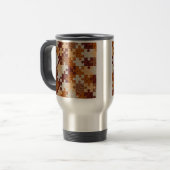 Mug De Voyage Puzzle de bois Faux (Devant gauche)
