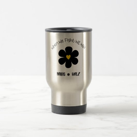 Mug De Voyage Quand nous combattons, nous gagnons (Centre)