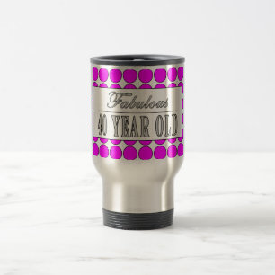 Mug De Voyage Quarante pois roses an fabuleux