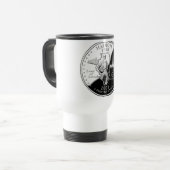 Mug De Voyage Quartier d'État de l'Illinois Reverse Side Faux (Devant gauche)