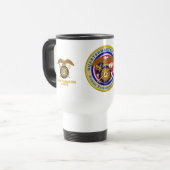 Mug De Voyage Quartier-maître Corps Vétérinaire (Devant gauche)