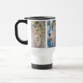 Mug De Voyage Quatre Fleurs, Alphonse Mucha (Gauche)