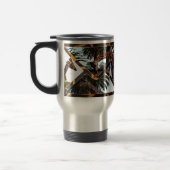 Mug De Voyage Quatre Giraffes Sur Une Enveloppe De Girafe Motif, (Gauche)