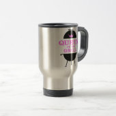 Mug De Voyage Queen Of The Grill, Couronne Rose (Devant droit)