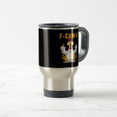 Mug De Voyage Quote Rooster Meme Classic (Devant droit)