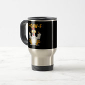 Mug De Voyage Quote Rooster Meme Classic (Devant gauche)