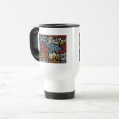 Mug De Voyage RAB Rockabilly Leopard Zebra Puzzle Imprimer Cadea (Devant gauche)