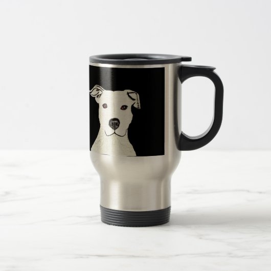 Mug De Voyage Race de chien de Pitbull (Droit)
