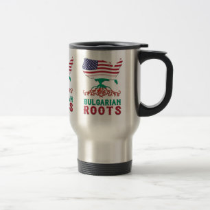 Mug De Voyage Racines américaines bulgares