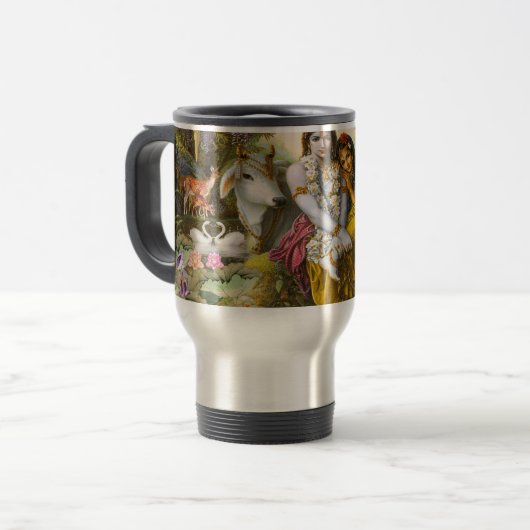 MUG DE VOYAGE RADHA KRISHNA (Devant gauche)