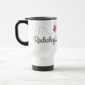 Mug De Voyage Radiologue rose mignon de papillon (Gauche)