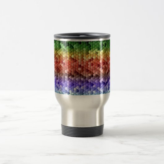 Mug De Voyage Rainbow Mosaic Pattern (Centre)