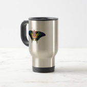Mug De Voyage Rainbow Pride Flag Swallowtail Butterfly (Devant gauche)