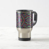 Mug De Voyage Rainbow Reiki Chakras Psychedelic Kaleidoscope Art (Devant droit)