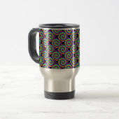 Mug De Voyage Rainbow Spiral par Kenneth Yoncich (Devant gauche)