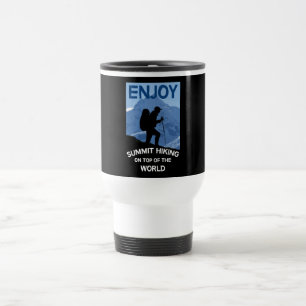 Mug De Voyage Randonnée dans les montagnes du sommet Trekking