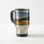 Mug De Voyage Rangées de fleurs de champ d'été (Devant gauche)