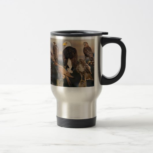 Mug De Voyage rapace de l' ouest (Droit)