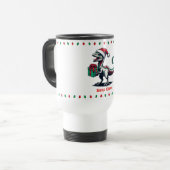 Mug De Voyage rapace de Noël Santa hat (Devant gauche)